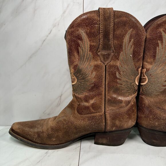 Durango 12" Gambler Mens 13 Wide Brown Leather Flying Guitar Western Boot DB012 - Picture 5 of 8